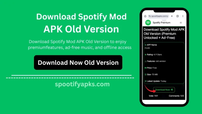 Download Spotify Mod APK Old